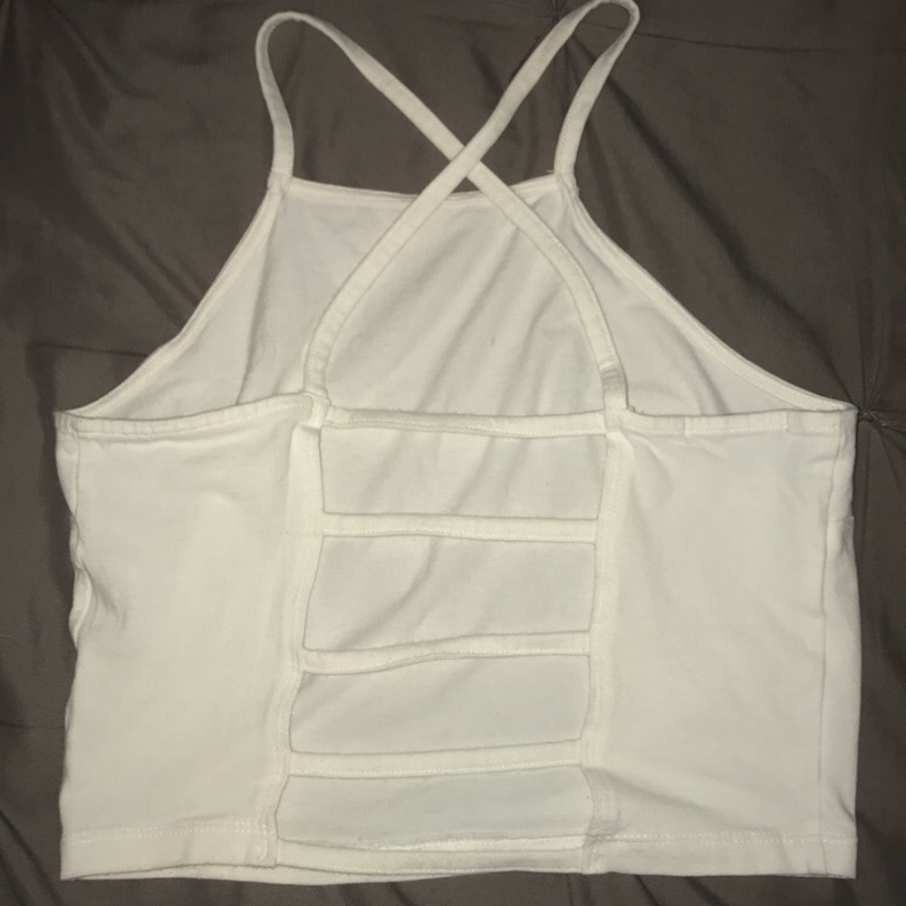 Open Back Crop Top
